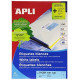 Этикетки Apli 1281 A4 100шт постоянная клей