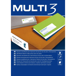 Этикетки Multi3 10490 A4 100 листов 68шт