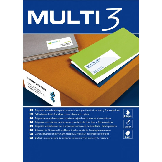 Этикетки Multi3 10491 5600шт A4