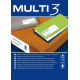 Этикетки Multi3 10491 5600шт A4