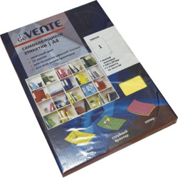 Этикетки deVENTE Neon A4 ярко-желтые 50шт