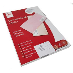 Этикетки  UniLabel A4 100шт белые 105x70мм