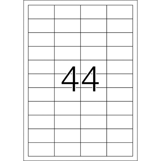 Этикетки College A4 100шт лазер/чернила