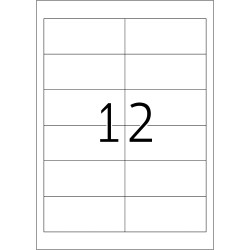 Этикетки College 97x42.3мм A4 100шт