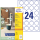 Этикетки Avery Zweckform L3415-100 круглые 40мм 2400шт
