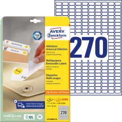 Этикетки Avery Zweckform L4730REV-25 съемные A4