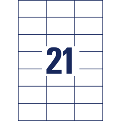 Этикетки Zweckform 3652 70x42мм 2100шт