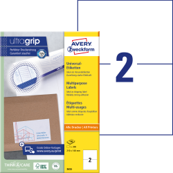 Этикетки Avery Zweckform 3655 A4 200шт