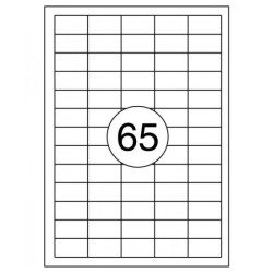 Наклейки A4 38x21mm/100