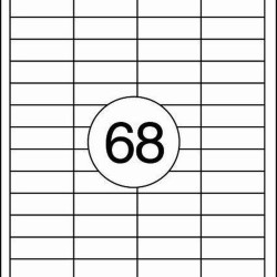 Наклейки A4 52.5x29.7mm/100
