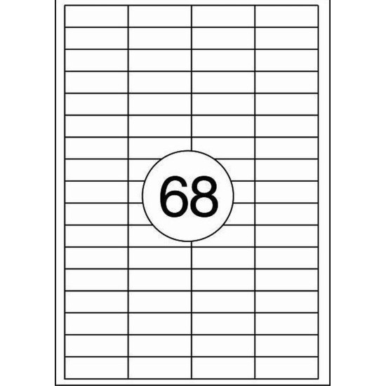 Наклейки A4 52.5x29.7mm/100