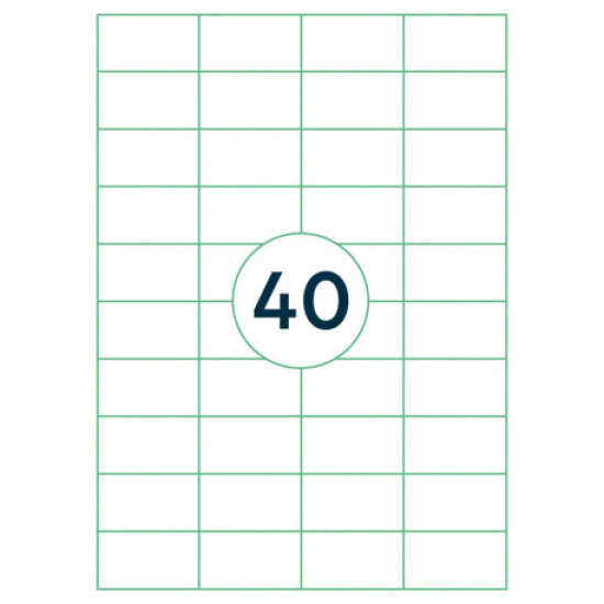 Наклейки A4 52.5x29.7mm/100