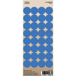 Маркировочные наклейки Charlot "Круглые Маркировочные", Blue, 4-Year Guarantee.