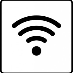 Наклейка Kleebis WiFi 85x85мм с возможностью персонализации
