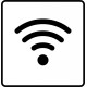 Наклейка Kleebis WiFi 85x85мм с возможностью персонализации