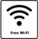 Наклейка Kleebis WiFi 85x85мм с возможностью персонализации