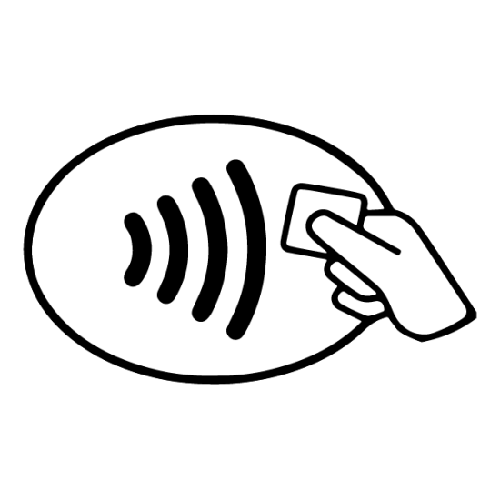 Uzlīme Charlot 50x30mm, bezkontakta maksājums, balta