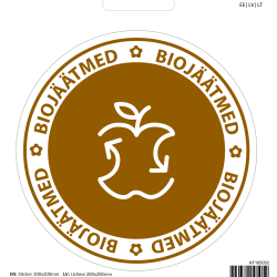 Kleebis Charlot Biojäätmed, Ø200mm