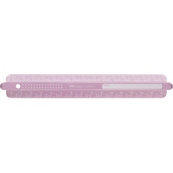 Линейка Faber-Castell Sparkle 15см с защитой от поломок разноцветная