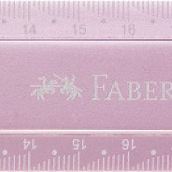 Линейка Faber-Castell Sparkle 30 см прочная с блестками