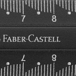 Линейка Faber-Castell Dots 15 см ударопрочная с двойной шкалой