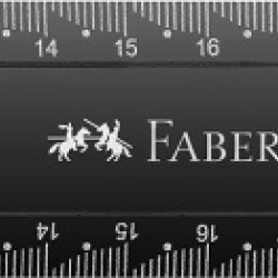Линейка Faber-Castell Dots 30см ударопрочная с двойной шкалой