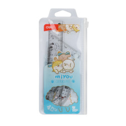 Линейки Deli MiYou EH657 4шт 15см