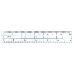 Линейки Deli E9597 прозрачные 4шт