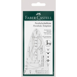 Шаблон Faber-Castell Parabola прозрачный пластик с чехлом