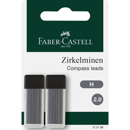 Стержни для циркуля Faber-Castell 2 мм H 2x6 шт