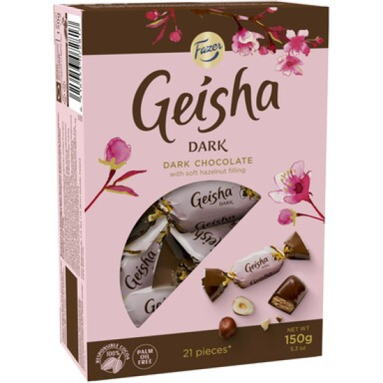 Шоколад Fazer "Geisha", Dark, Хрустящий Фундук