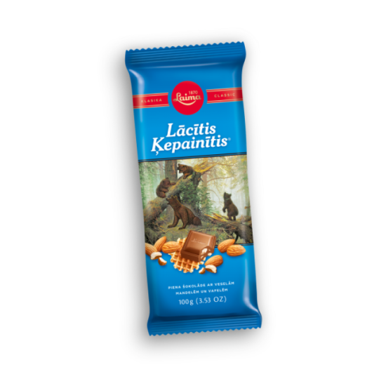 Молочный шоколад Laima Lācitis Ķepainitis, 90г