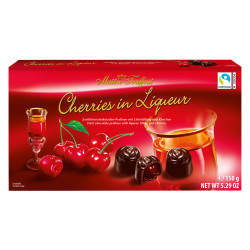 Šokolādes konfektes Maitre Truffout ar ķiršiem un liķieri 165g