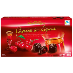 Šokolādes konfektes Maitre Truffout ar ķiršiem un liķieri 165g